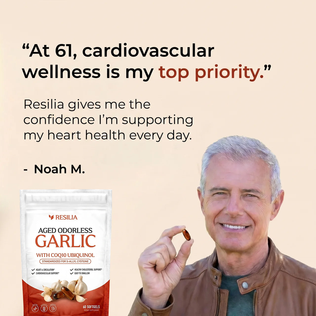 Resilia® Aged Odorless Garlic