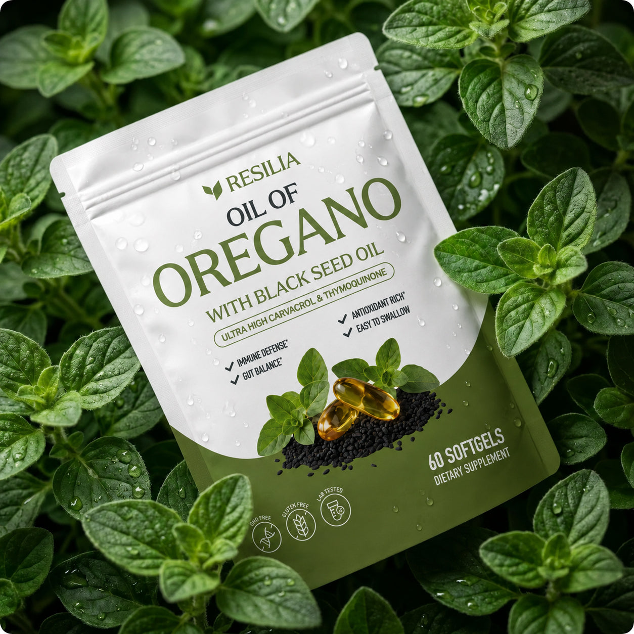 Resilia® Oil Of Oregano Softgels